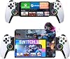Bluetooth Mobile Gaming Controller for iOSAndroidSwitchOLEDSwitch 2,Wireless Phone Game Controller for XboxSteamGeForce NowMFi Apple ArcadeRoblox,Controller with Hall Effect JoystickRGB
