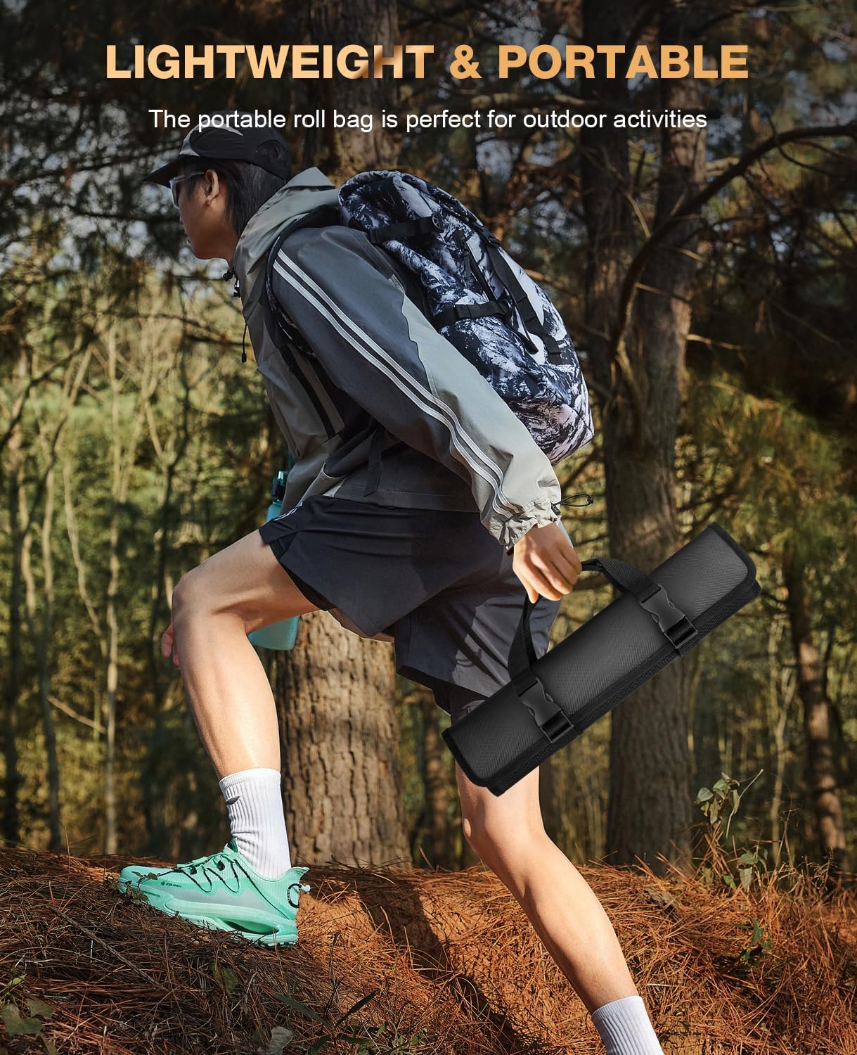 MOSFiATA 6pcs knife set，Japanese Stainless Steel Knife Sets for Kitchen with Oxford cloth storage bag Dishwasher Safe, For Outdoor - Image 7