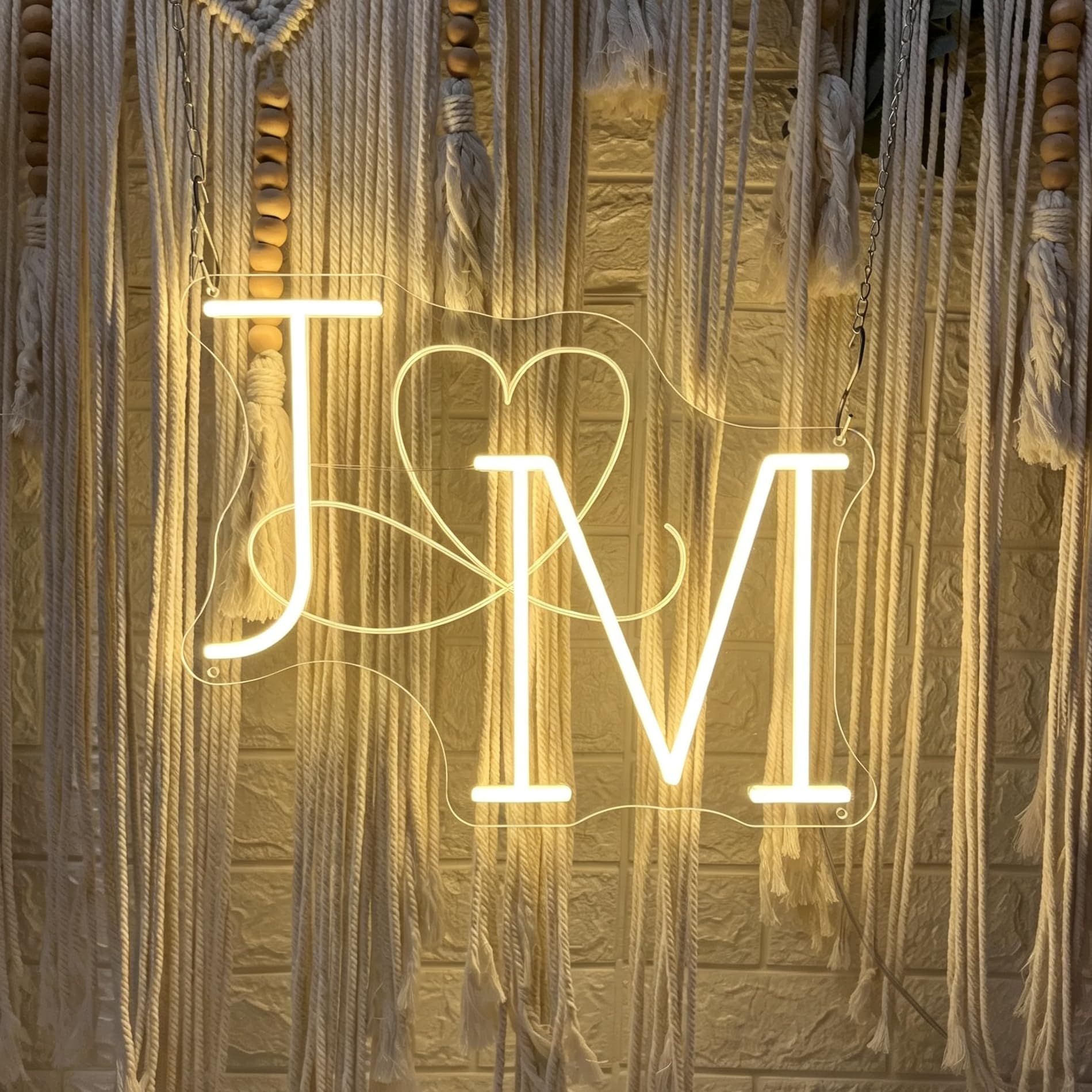 Insegna al neon personalizzata per matrimonio personalizzato Iniziale Neon Light