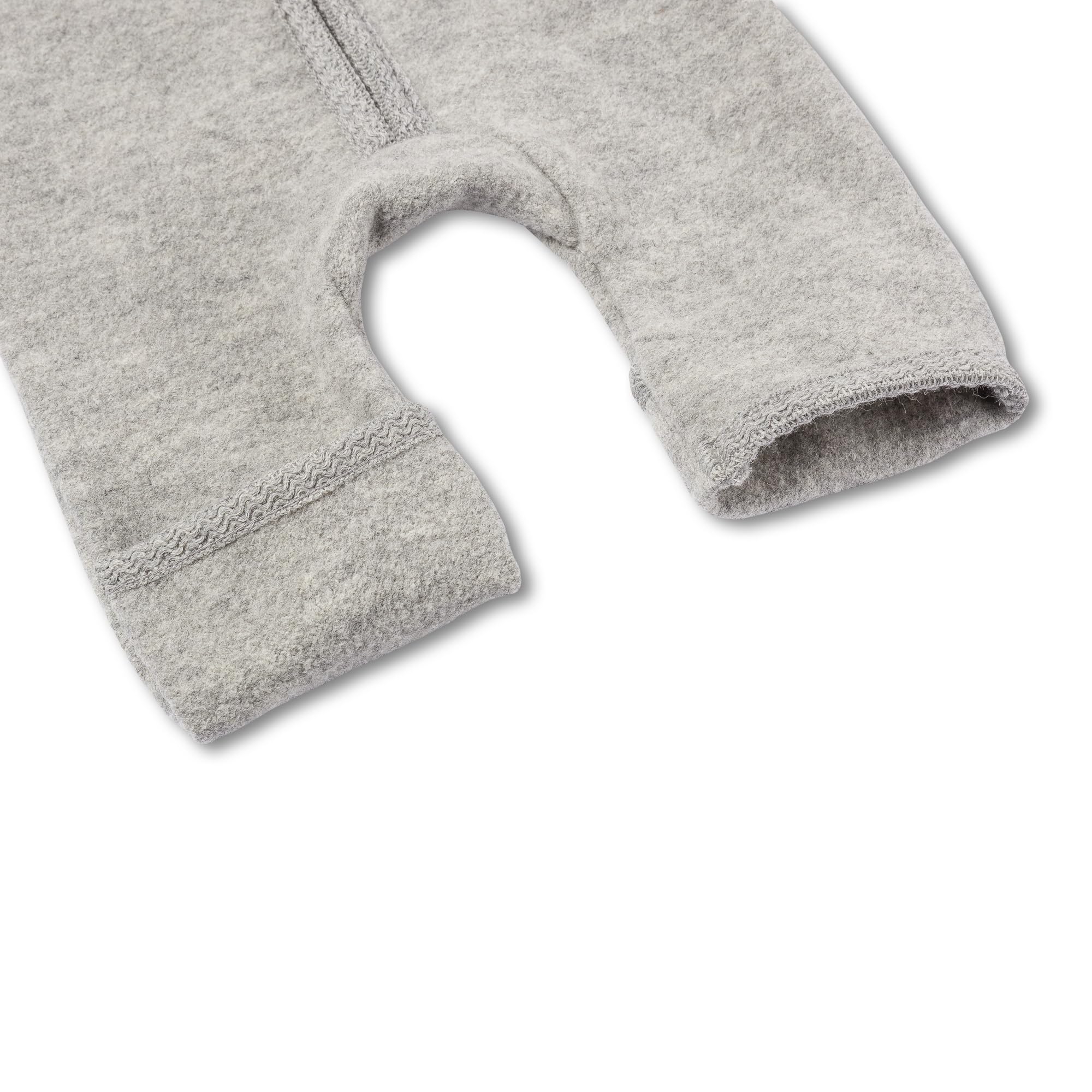Hofbrucker WOLL WALKOVERALLl | 100% lana vergine merino con chiusura lampo | Morbido e resistente costume da passeggio per neonati | Per autunno inverno e primavera