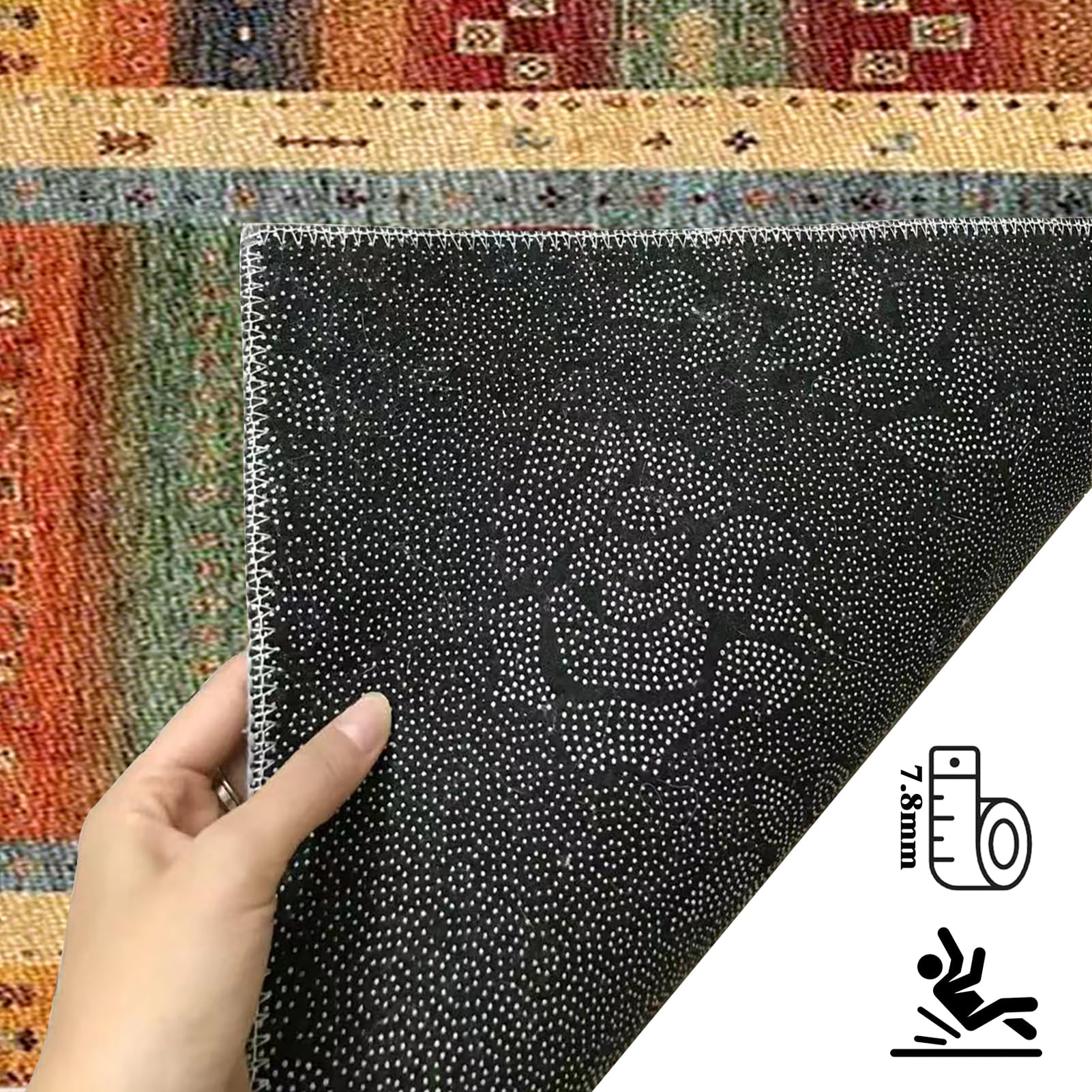Tappeto Cucina Antiscivolo Lavabile Tappeto Ingresso Corridoio Tappeto Runner Passatoia Lungo Passatoia Corridoio Tappeti Stretti per Cucina Bagno Soggiorno Camera da Letto 40 x 200 cm