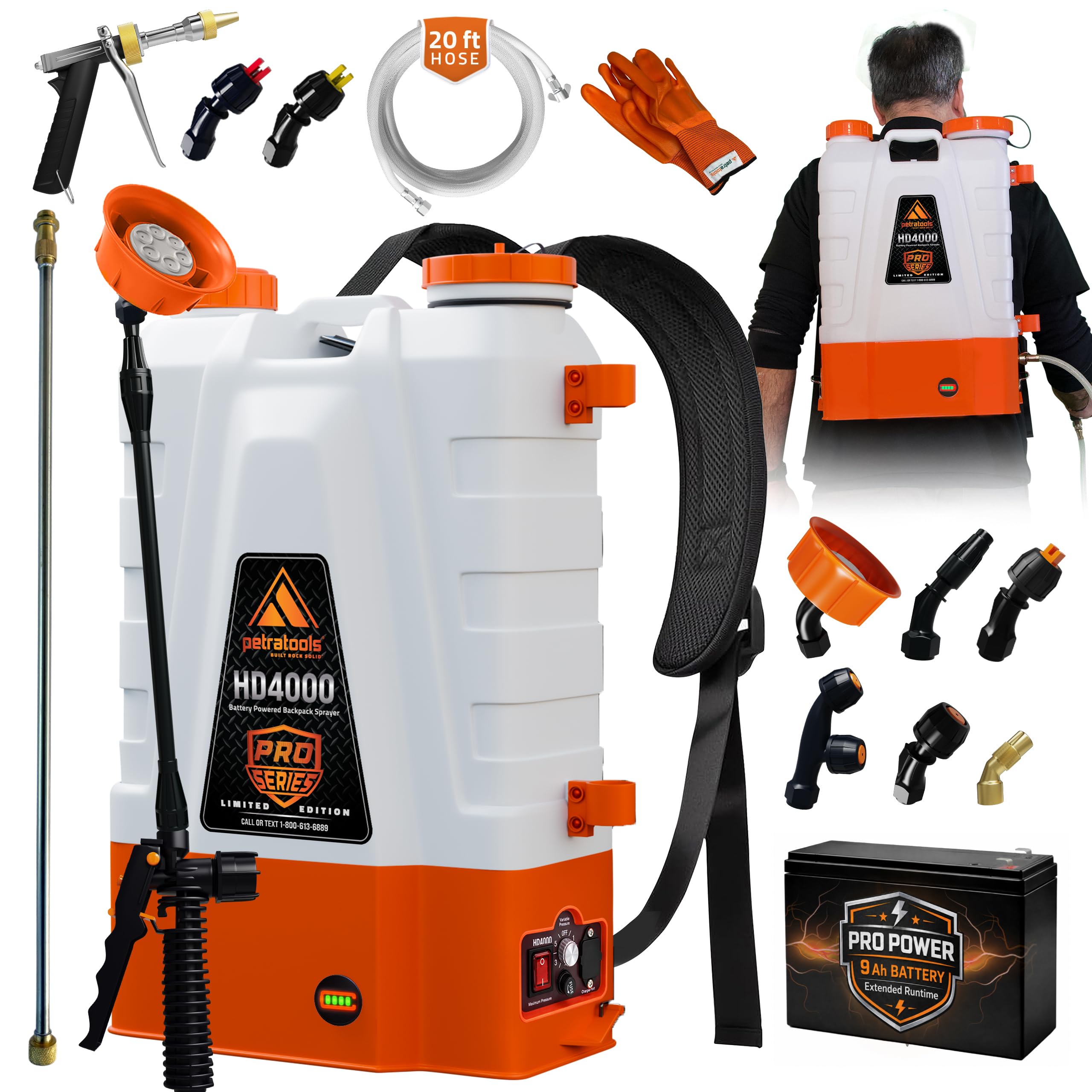 PetraTools HD4000 Backpack Sprayer