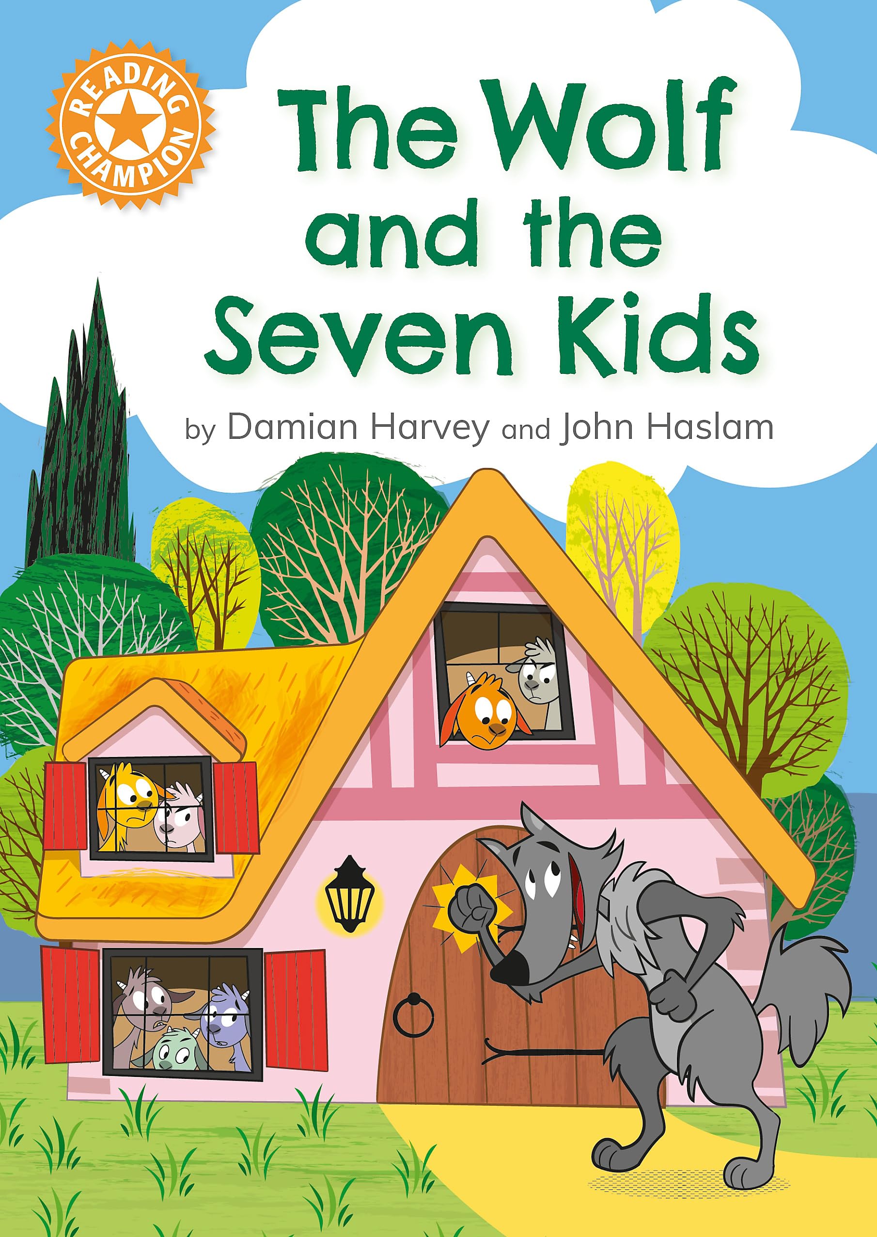 Reading Champion: The Wolf and the Seven Kids by Damian Harvey (Paperback Book)