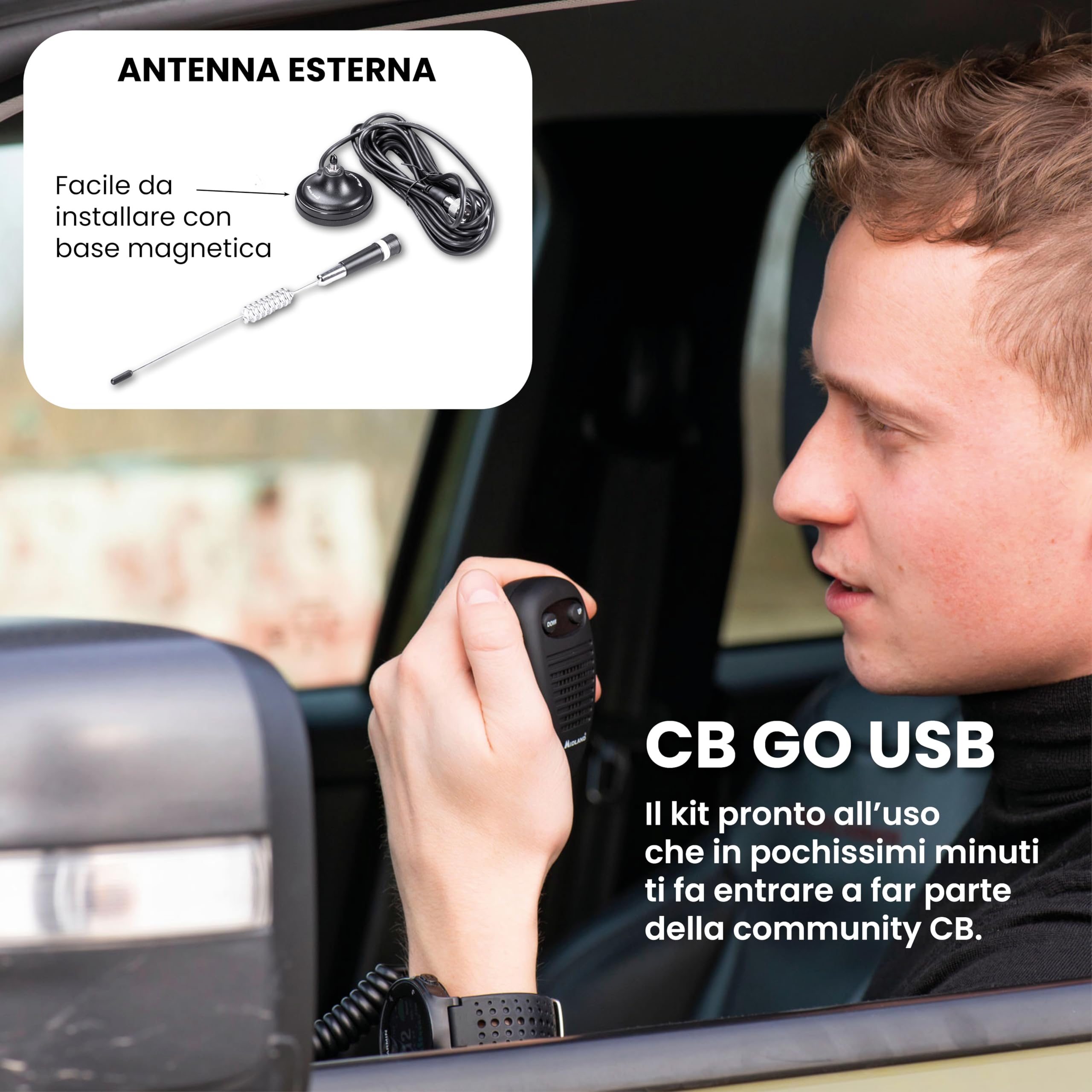 KIT CB M-MINI + ANTENNA LC 29