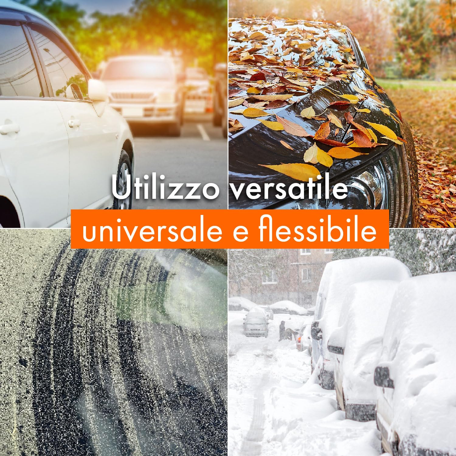 Upgrade4cars Copri Parabrezza per Auto Estate | Telo 145 x 100 cm | Copertura Protezione Anti UV