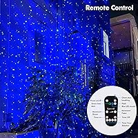 Vista 4 de Firefly Luces de Jardín Proyector Láser de Estrellas, Iluminación Decorativa al Aire Libre con Nebulosa Azul para Jardín Interior y Exterior