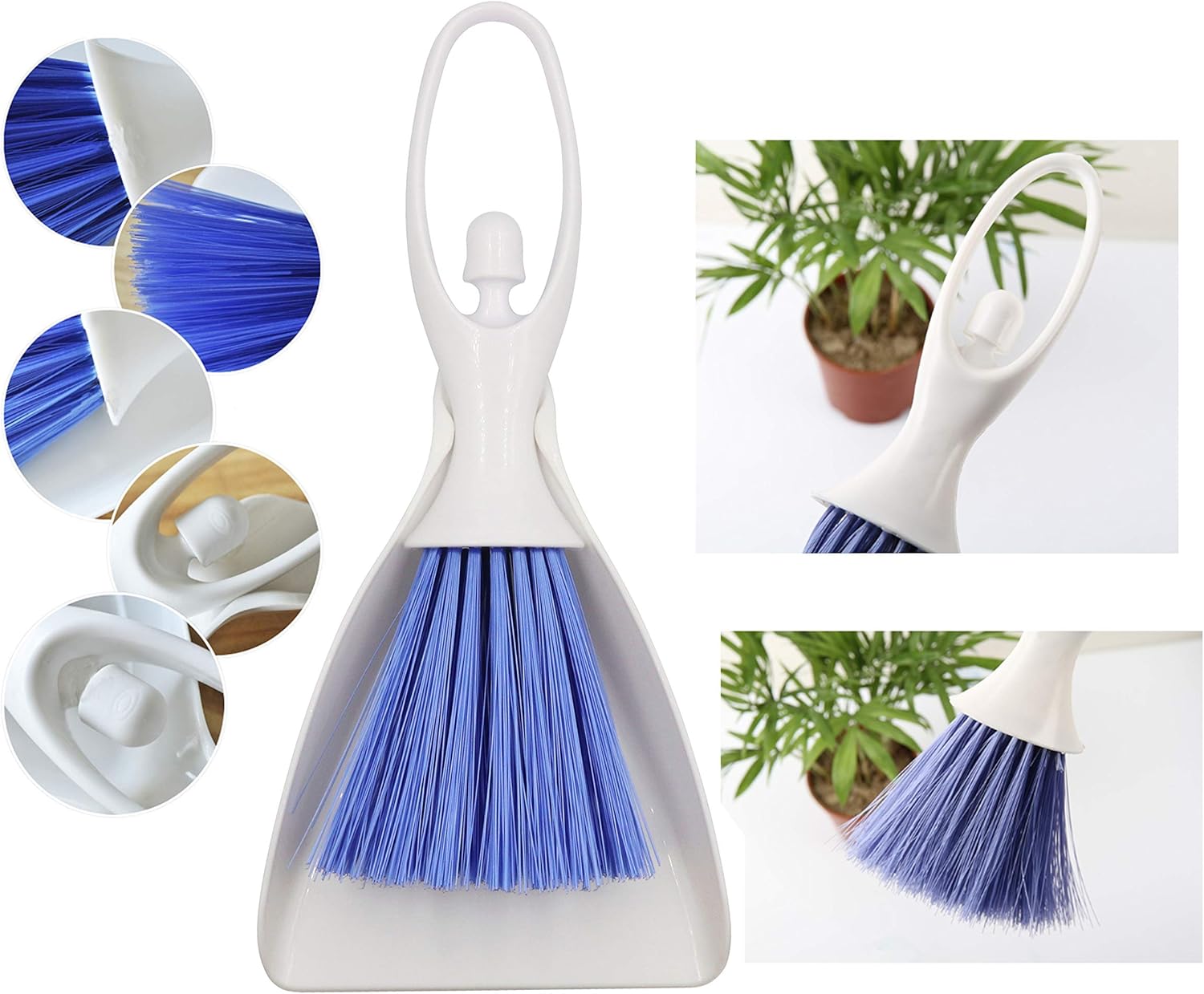 Buy LBY 2 Sets Hand Broom and Dustpan Set, Mini Dustpan Brush Nesting