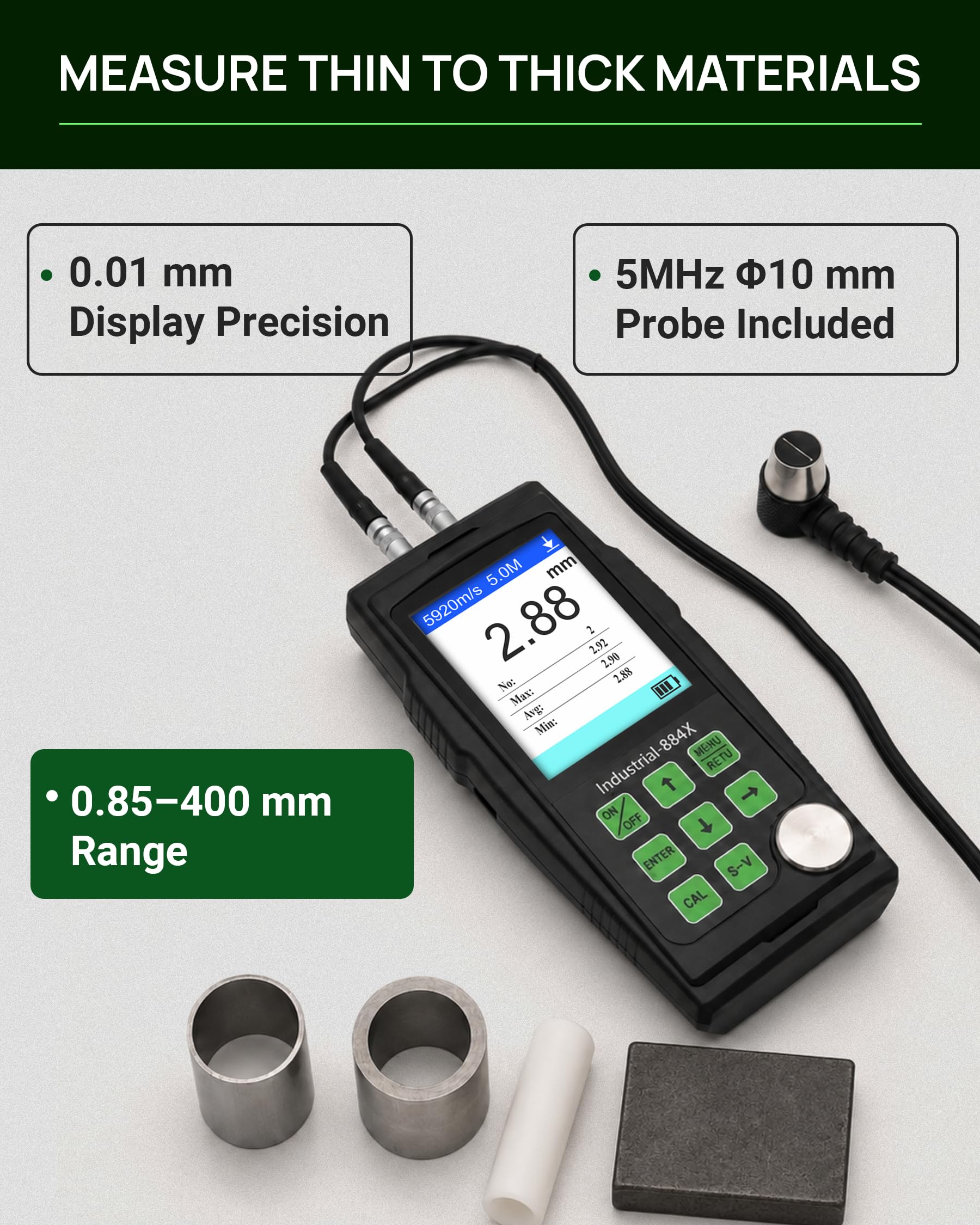 Ultrasonic Thickness Gauge - Precise Measurement -7 Ultrasonic Thickness Gauge - Precise Measurement -7