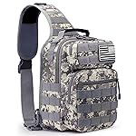 G4Free Tactical Sling Bag Backpack Military Rover Shoulder Sling Pack Molle EDC Small Crossbody Chest Pack