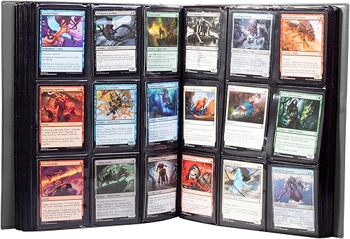Miniatura 9 de Monster - Carpeta XL de 9 bolsillos para tarjetas intercambiables, álbum Holofoil gris, protección antirrobo y caídas TCG con bolsillos laterales