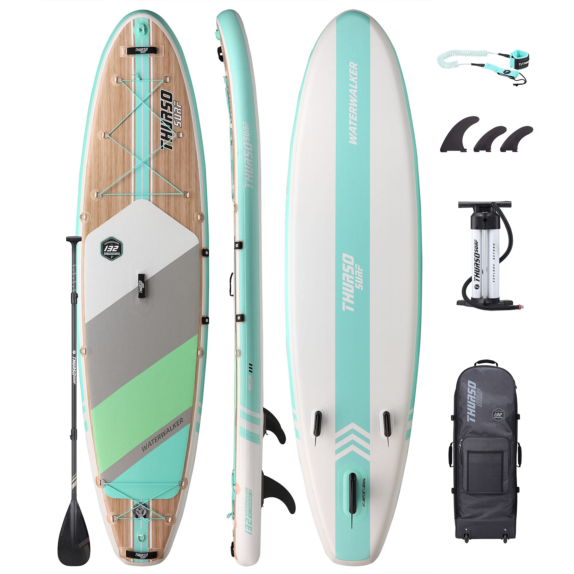 THURSO SURF Inflatable Stand Up Paddle Board AllAround SUP Waterwalker