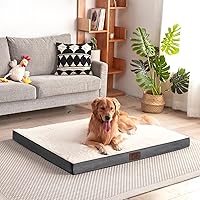 Vista 4 de EHEYCIGA Camas lavables para perros extra grandes, cama XL con funda extraíble para jaula, cama ortopédica de espuma para mascotas, cojines
