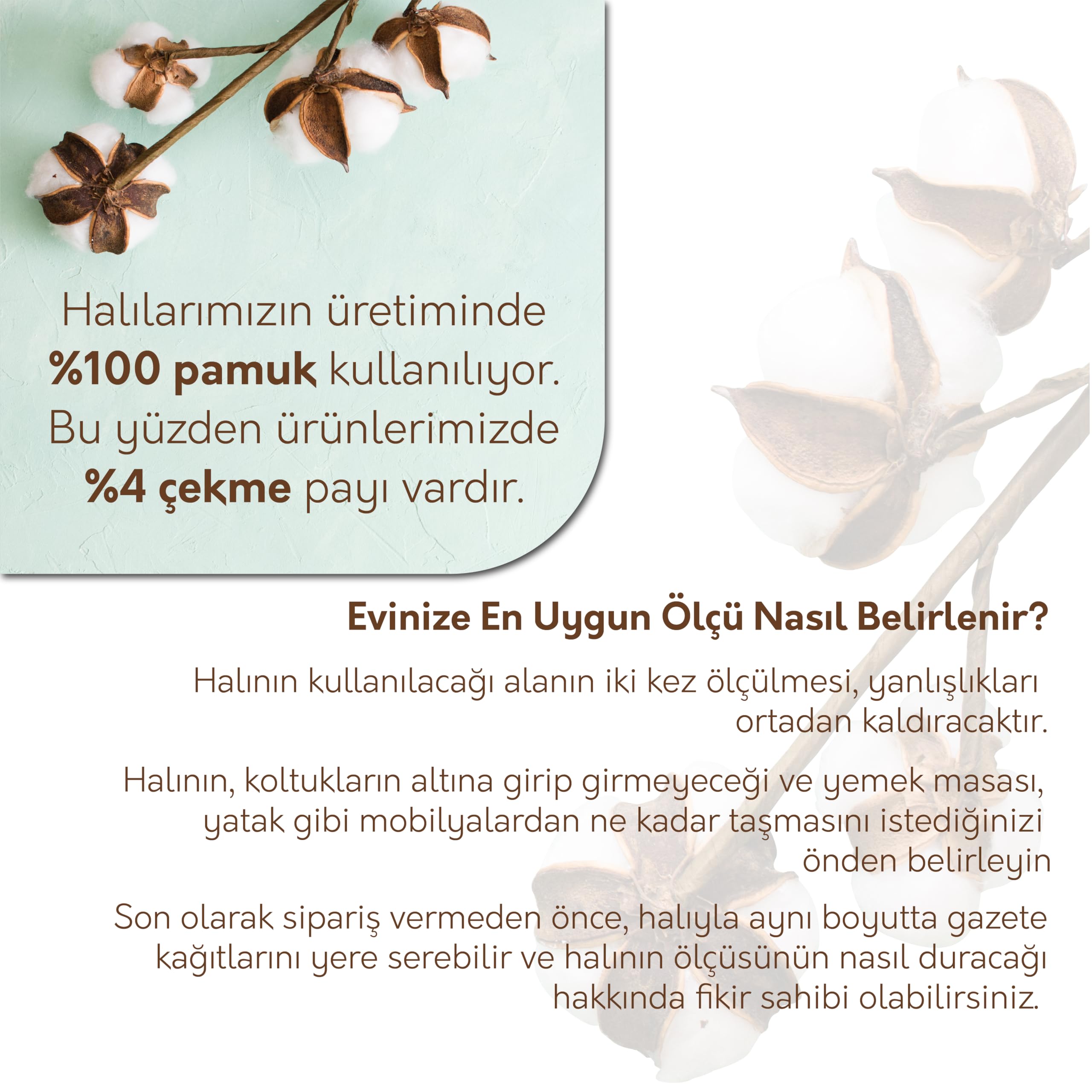 Latte Dizayn Duncan Vintage Desenli Şönil Pamuk Tabanlı Yıkanabilir Kaymaz Antibakteriyel Salon Halısı 200x250