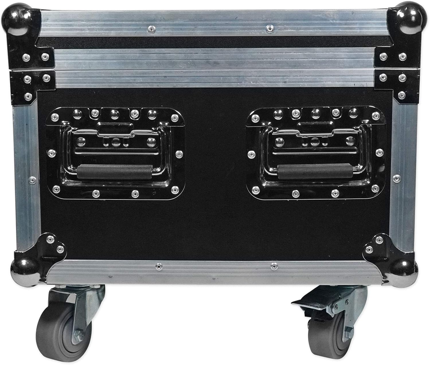 Rockville Best Pack 60 (6) Black 54W Battery Wash Lights, RGBWA+UV, Wireless DMX, Charging Case, Long-Life Battery, LCD Display, for DJs and Events