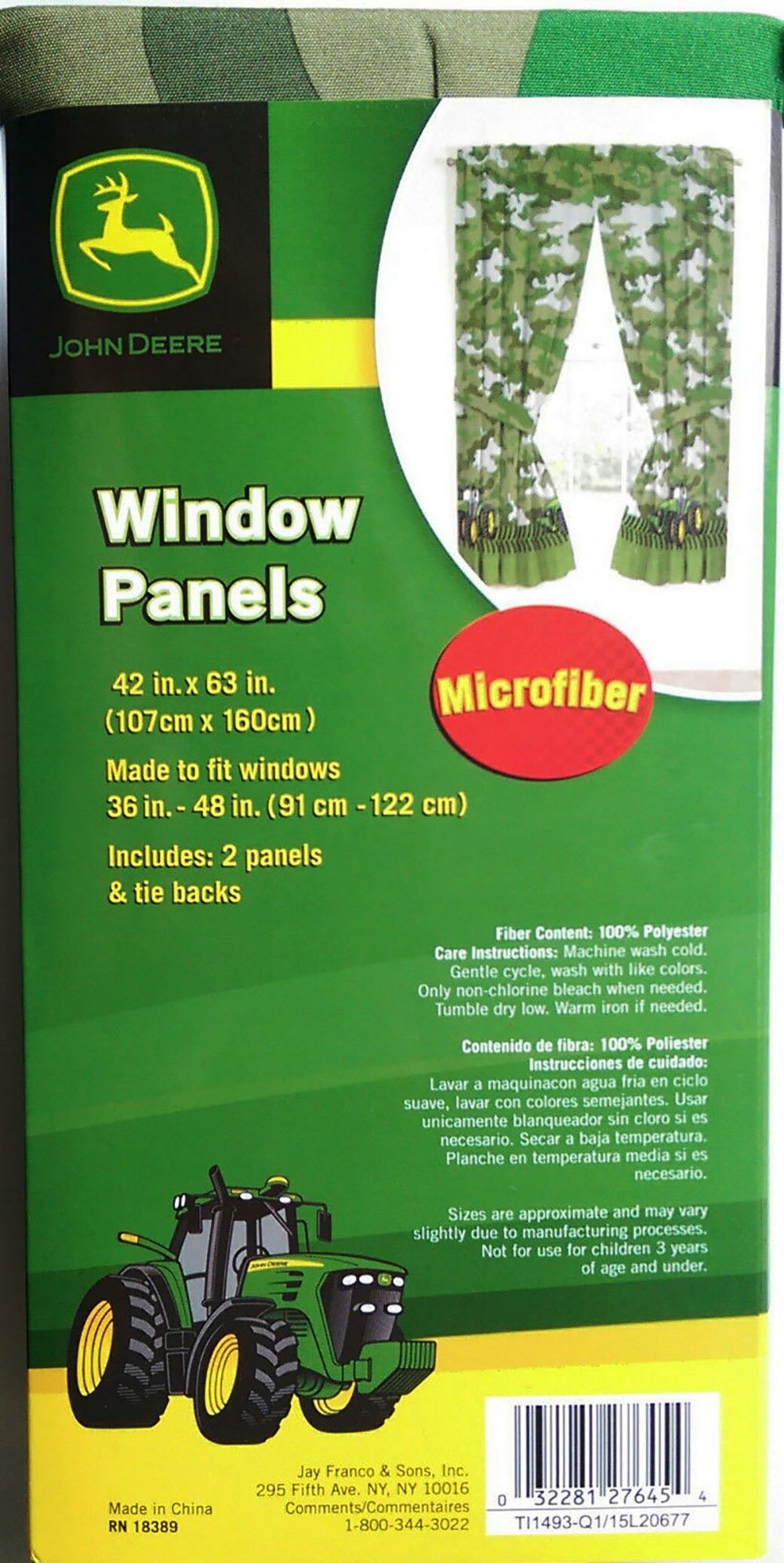 John Deere Kitchen Curtains Curtains & Drapes 2023