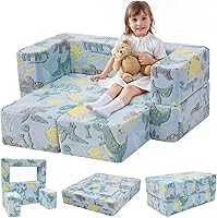 Vista 21 de MeMoreCool Sofá Modular para Niños, Sofá de Juego de Pana para Niños Pequeños para Dormitorio, Muebles de Sala de Juegos, Sofá Cama de Espuma