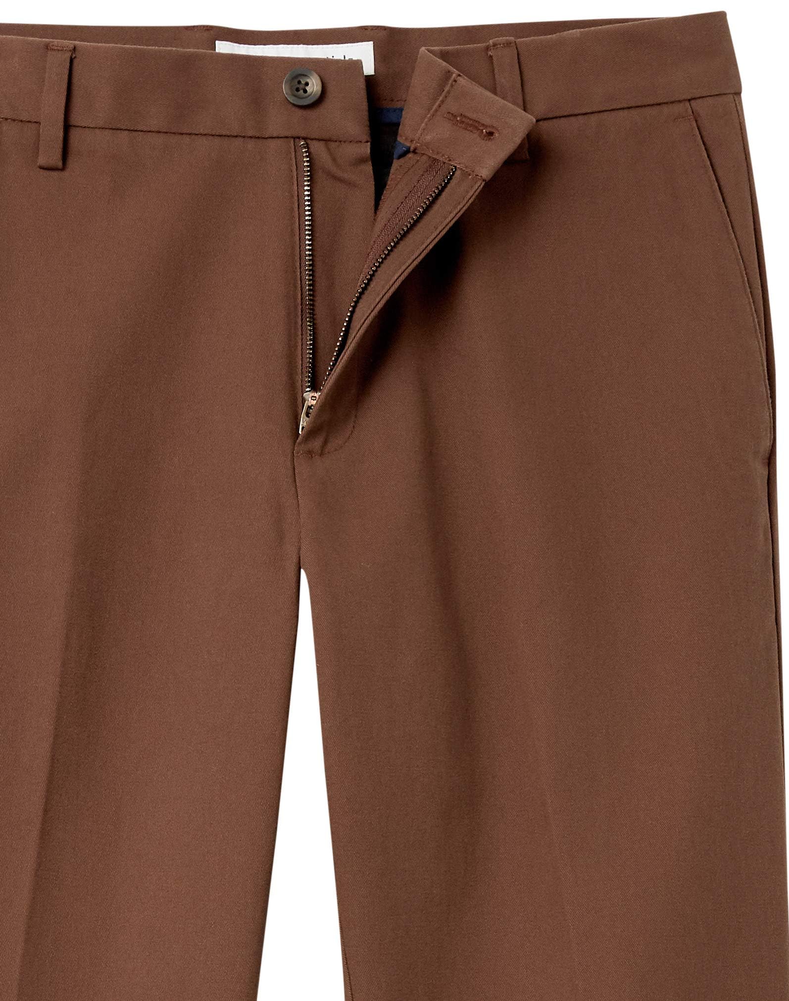 Amazon Essentials Men's Slim Fit Wrinkle-Resistant Flat-Front Work Chino Trousers — view 8