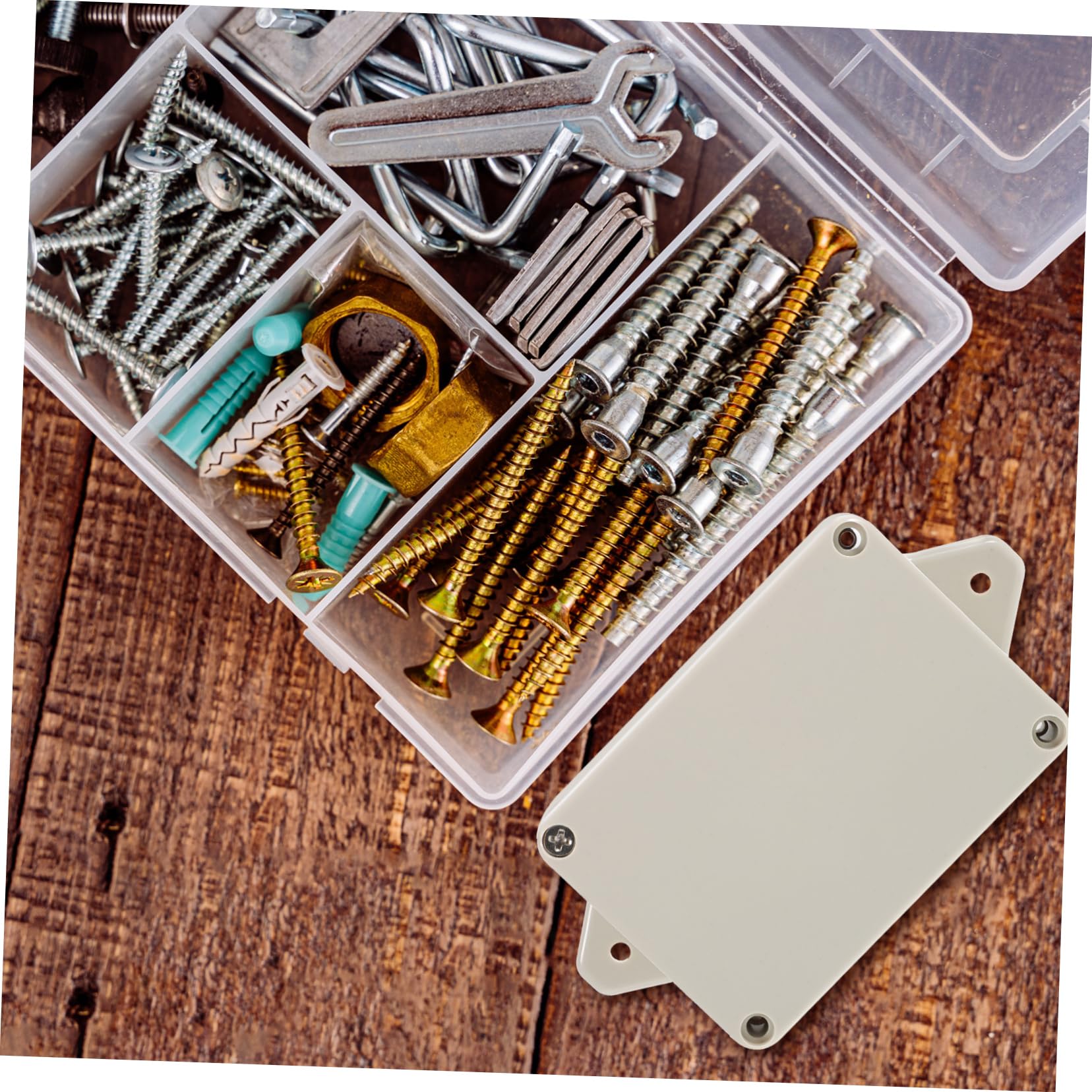HOMSFOU 10 Pcs Box Boîte Étanche Boîtes Électriques Boîtier Électronique En Plastique Boîtier De Projet En Plastique Boîtes Électriques Résistantes Aux Intempéries Boîtes De Projet En