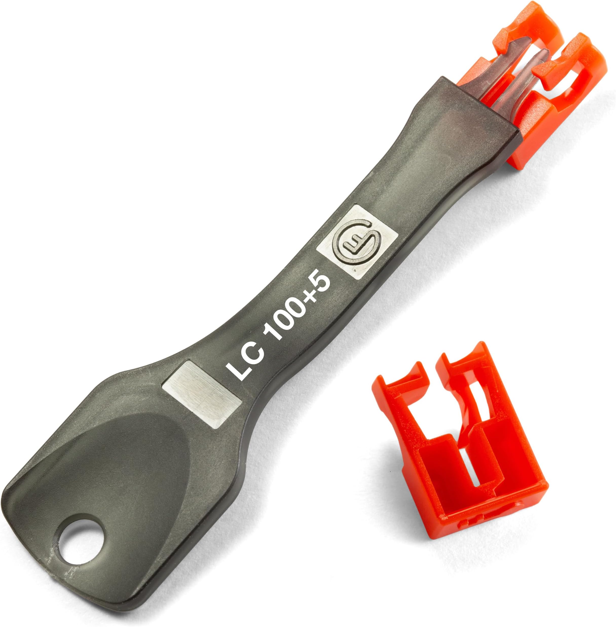 NTW NL-LCPBK100-RD Net-Lock Locking LC Port/Dust Blocker with Black Removal Tool, red, 100 + 5 Key