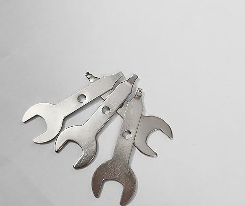 Miniatura 4 de Llave de extremo abierto de 3/8 de pulgada, llave de tuerca de 0.374 in para herramienta rotativa, llave de acero inoxidable, llave compatible con