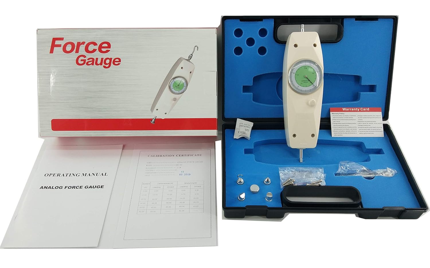 NK20 Dial Mechanical PushPull Gauge Precision Force Gauge Thrust