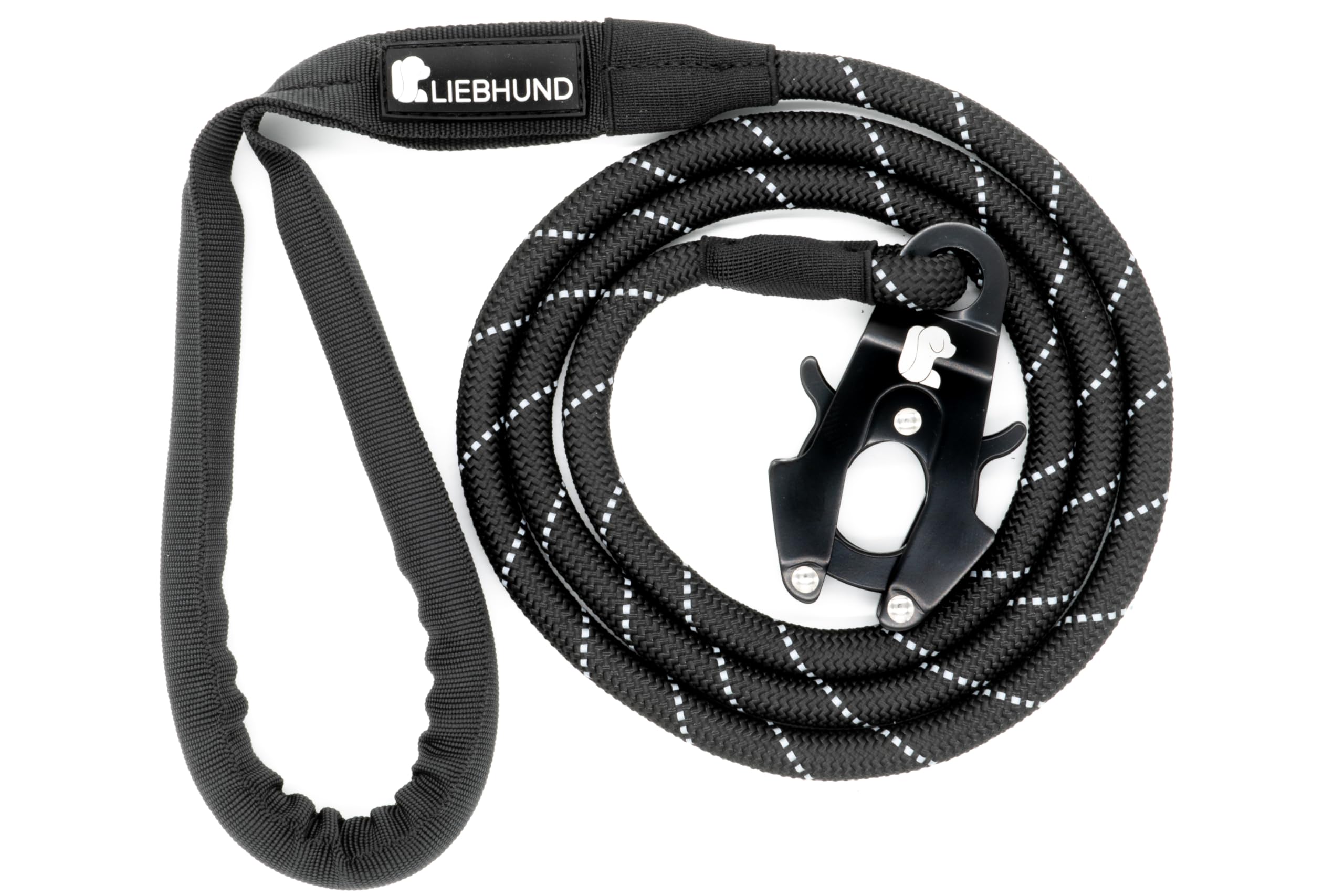 Liebhund Blackline Dog Lead in Black