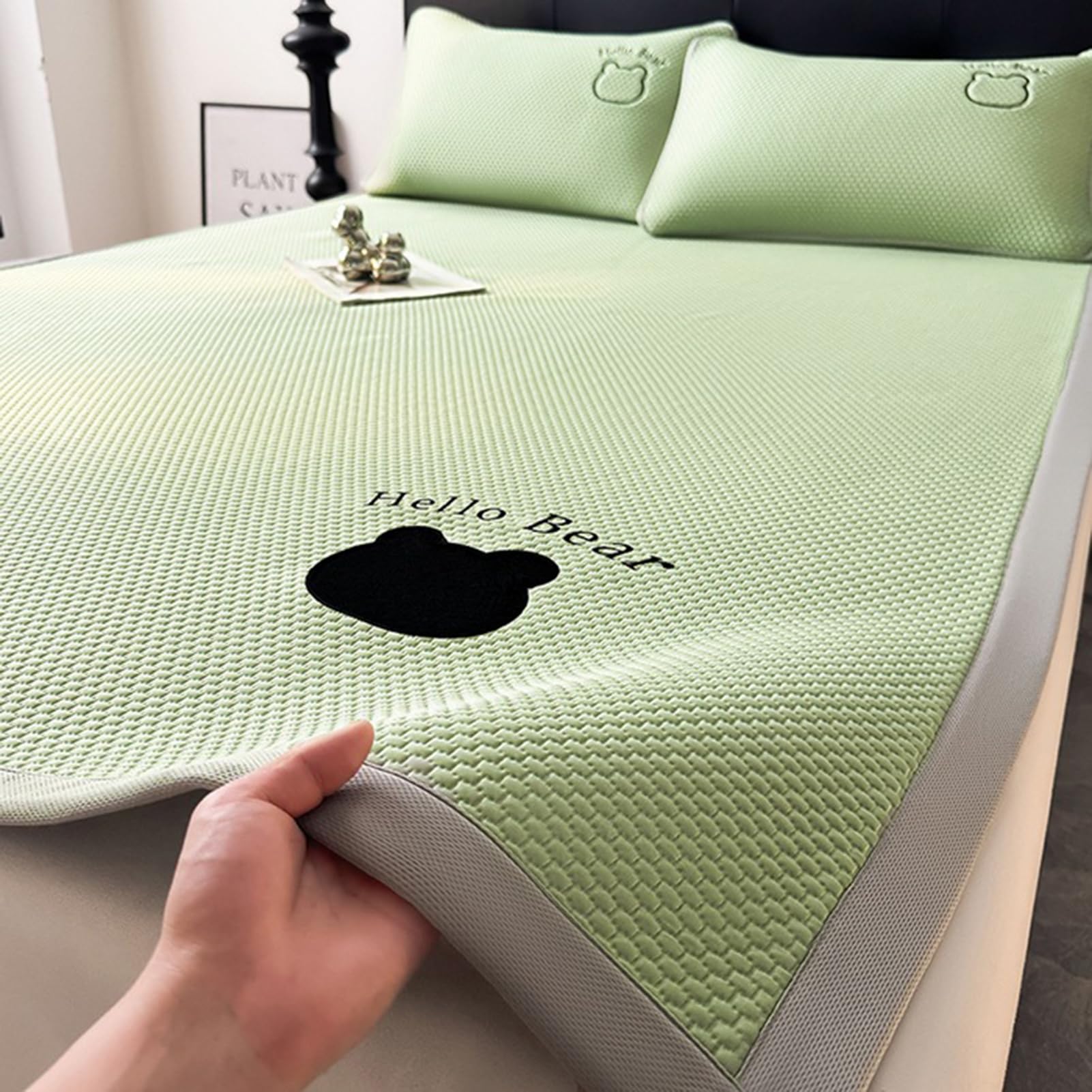 Juego de Colchonetas para Enfriamiento de Verano | Funda de Cama Plegable Lavable para Personas que Sufren el Calor Dormitorio Escuela Hogar Viaje