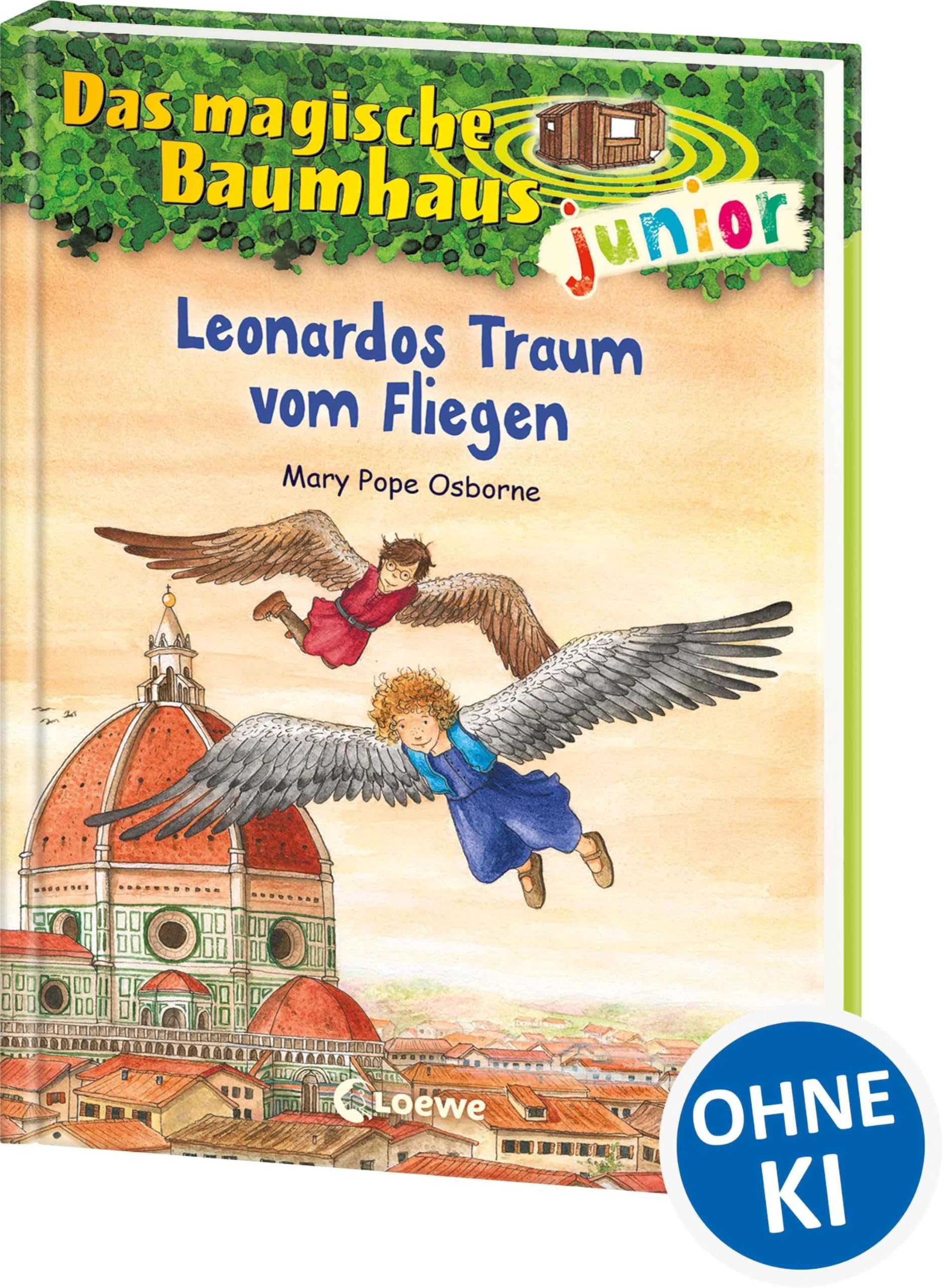 Das magische Baumhaus junior (Band 35) - Leonardos Traum vom Fliegen: Lerne mit Anne und Philipp von Leonardo da Vinci - Kinderbuch zum Vorlesen und ersten Selberlesen für Kinder ab 6 Jahren