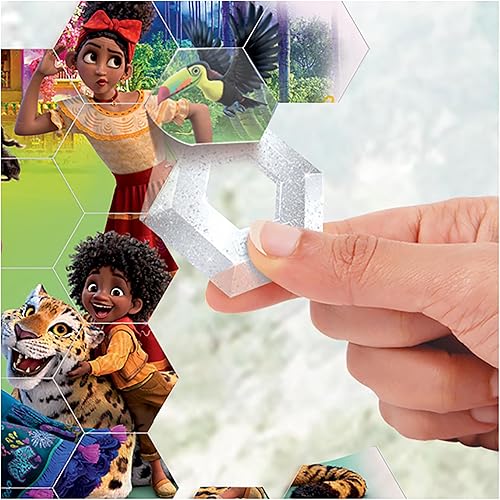 Miniatura 9 de Make It Real Disney Mosaico de arte para ventana, Mickey & Friends, 66 piezas, rompecabezas reutilizables para ventanas, crea una imagen de 12.2 x