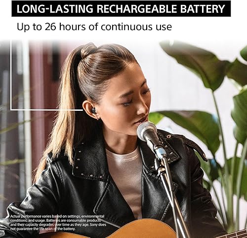 Miniatura 6 de Sony CRE-E10 Audífonos OTC autoajustados para pérdida auditiva leve a moderada, calidad de sonido de grado recetado, cómodo diseño de auriculares,