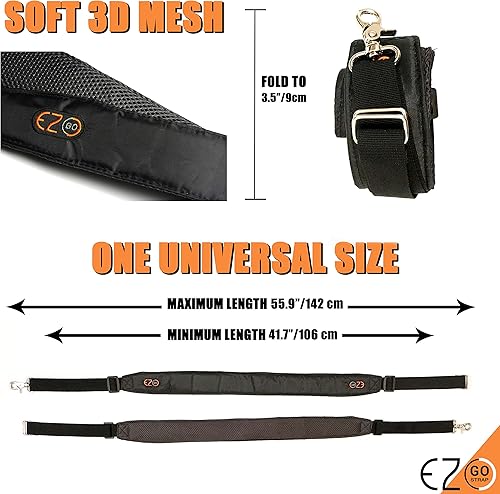 Miniatura 6 de EZ-GO - Correa para casco de motocicleta con hebilla de anillo DD, manos libres, accesorio de motocicleta. Alternativa ligera y cómoda a la bolsa