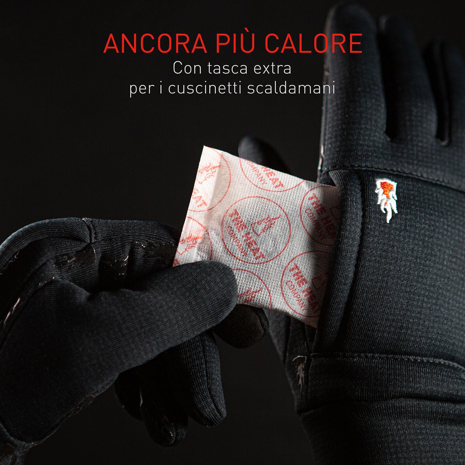 THE HEAT COMPANY – WIND PRO LINER - guanti resistenti al vento - qualità premium - guanti touch screen per donna e uomo - guanti sportivi: guanti invernali caldi per il ciclismo e la corsa