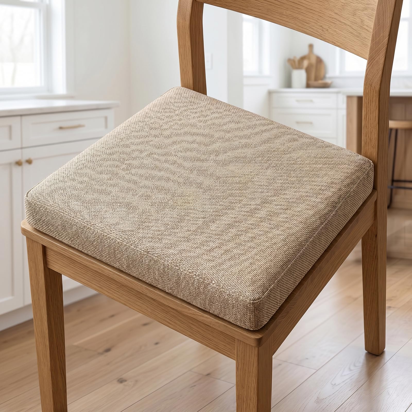 Cojines de banco de lino grueso personalizados para muebles de interior, cojín de espuma 55D para ventana, rincón de desayuno, vestíbulo, banquete