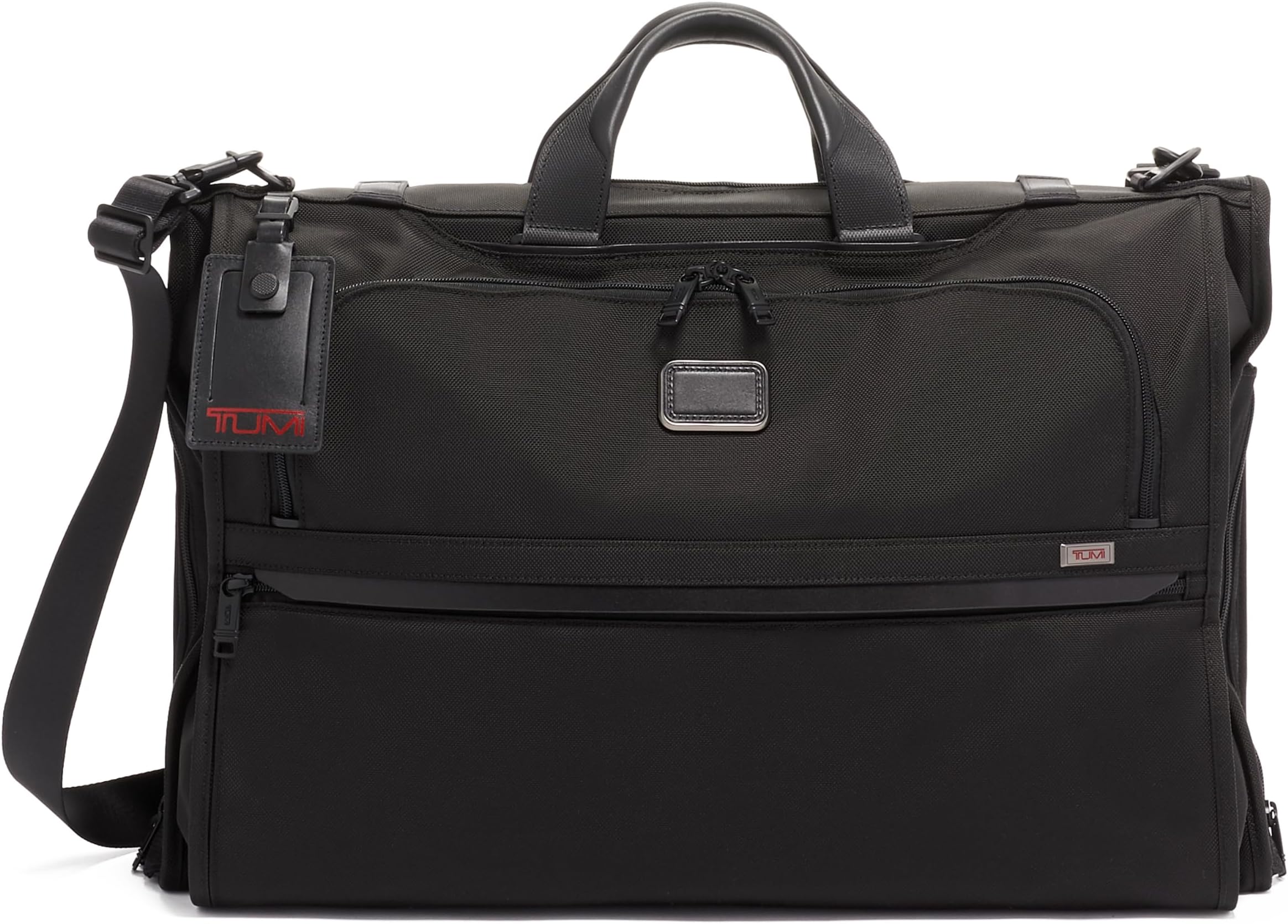 Alpha 2 Tri-Fold Carry-On Garment Bag - Dress or Suit Bag for Men and Women, Black, Alpha 2 Tri-fold Carry-on Garment Bag