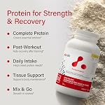 atplab Grass Fed Whey Protein Powder - 1.8 kg, 60 Servings, Vanilla - Post-Workout Protein Shake & Muscle Recovery - Whey Concentrate & Isolate Blend - Pure Nutrition for Smoothies & Coffee