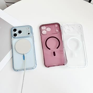 磁気クリアケース iPhone 18 Pro/17 Pro ソフトグレイシャー用