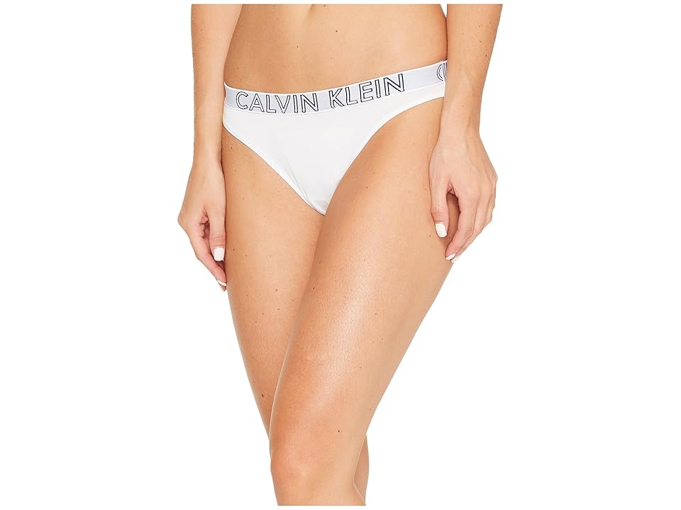 

Calvin Klein Underwear Ultimate Cotton Thong (White) Women's Underwear