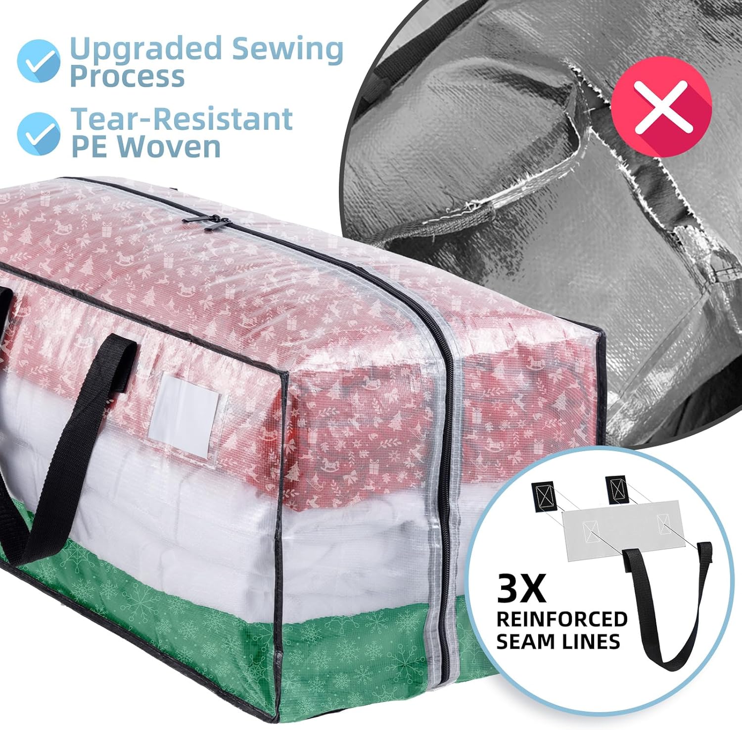 Clear 8 Packs Extra Large Moving Bags with Backpack Straps & Carrying Handles, Heavy-Duty Moving Boxes with Sturdy Zippers, Foldable Storage Totes for Moving, Dorm College Packing Supplies