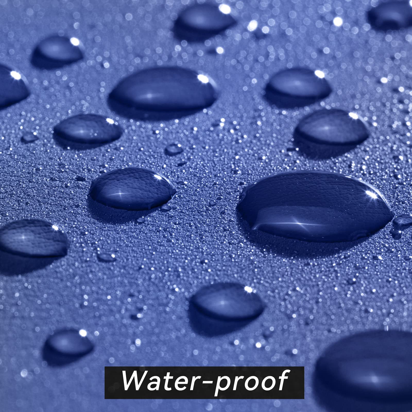 Strapazierfähige Kunstleder-Billardtischabdeckung, wasserdicht und reißfest, Abdeckung für Billardtisch, 2,1/2,4/2,7 m, 10 Farben erhältlich (2,4 m/Blau)