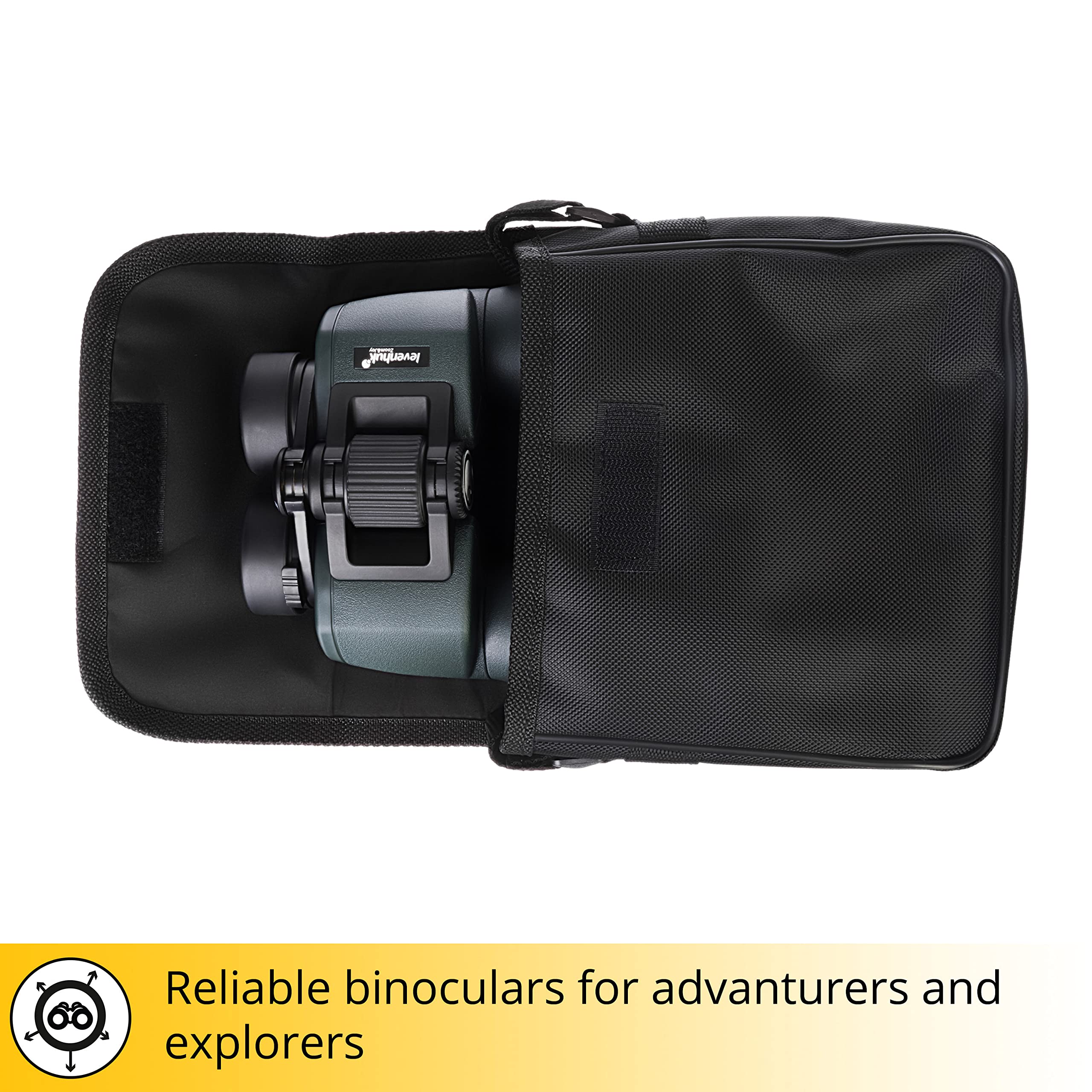 Binocolo Levenhuk Sherman PRO 10x42 con Ottiche Fully Multi-Coated e Oculari a 5 Elementi Dal Design Esclusivo | Prismi di Porro, Ottiche BaK-4 Multistrato, Antiappannamento, Ideale per Birdwatching, Caccia, Natura e Escursionismo