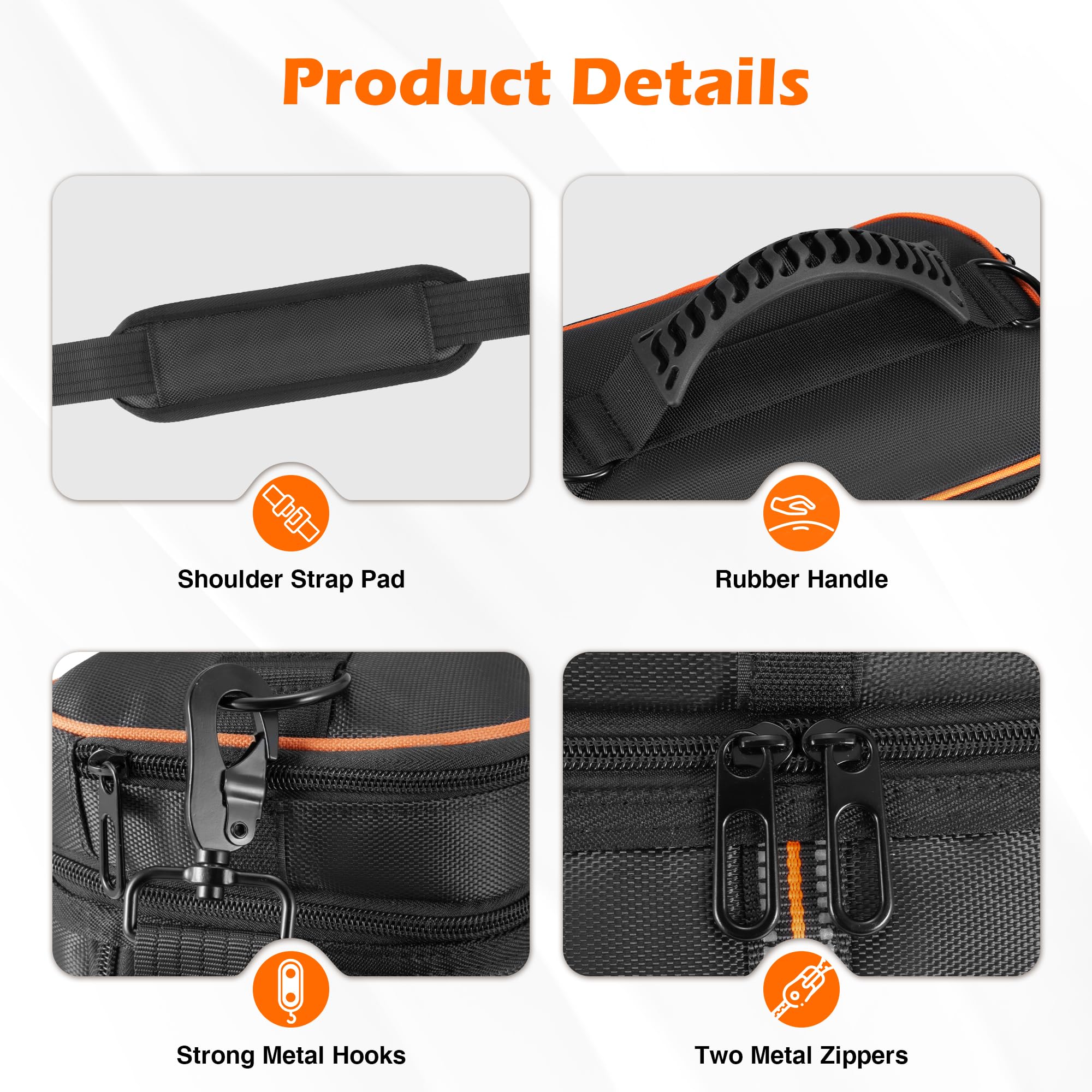 Borsa portatile per centrali elettriche Jackery Explorer 240 v2 256Wh LiFePO, custodia da viaggio per generatore solare