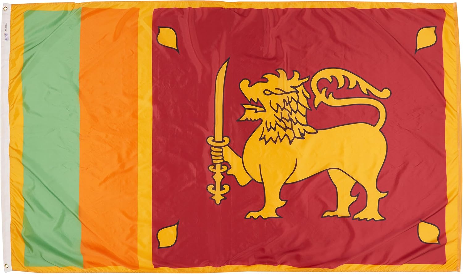 Annin Flagmakers Sri Lanka Flag USA-Made to Official United Nations Design Specifications, 4 x 6 Feet (Model 191483)
