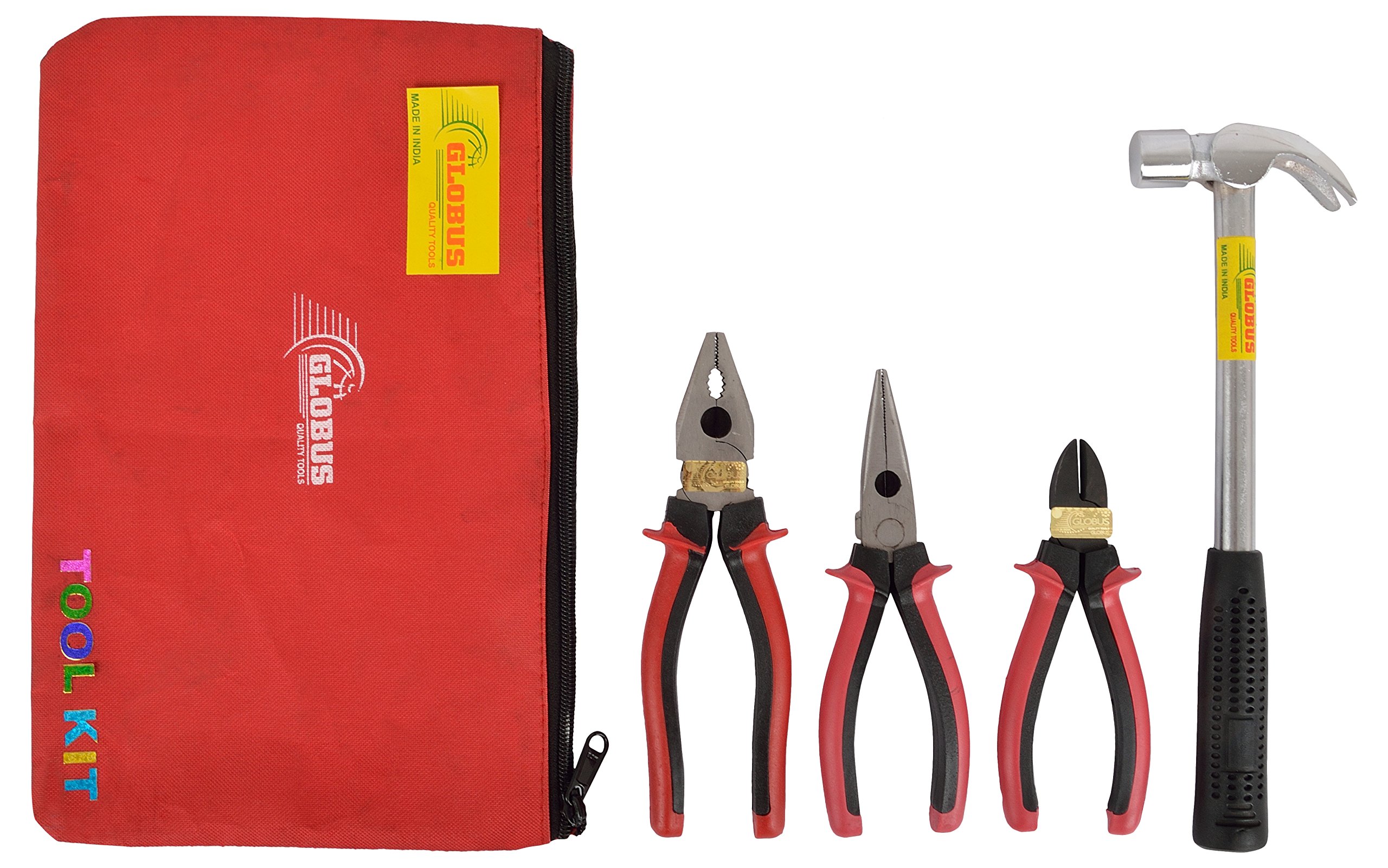 GLOBUS 818 Hand Tool Kit (Pack of 5) Plus Free Tool KIT Bag