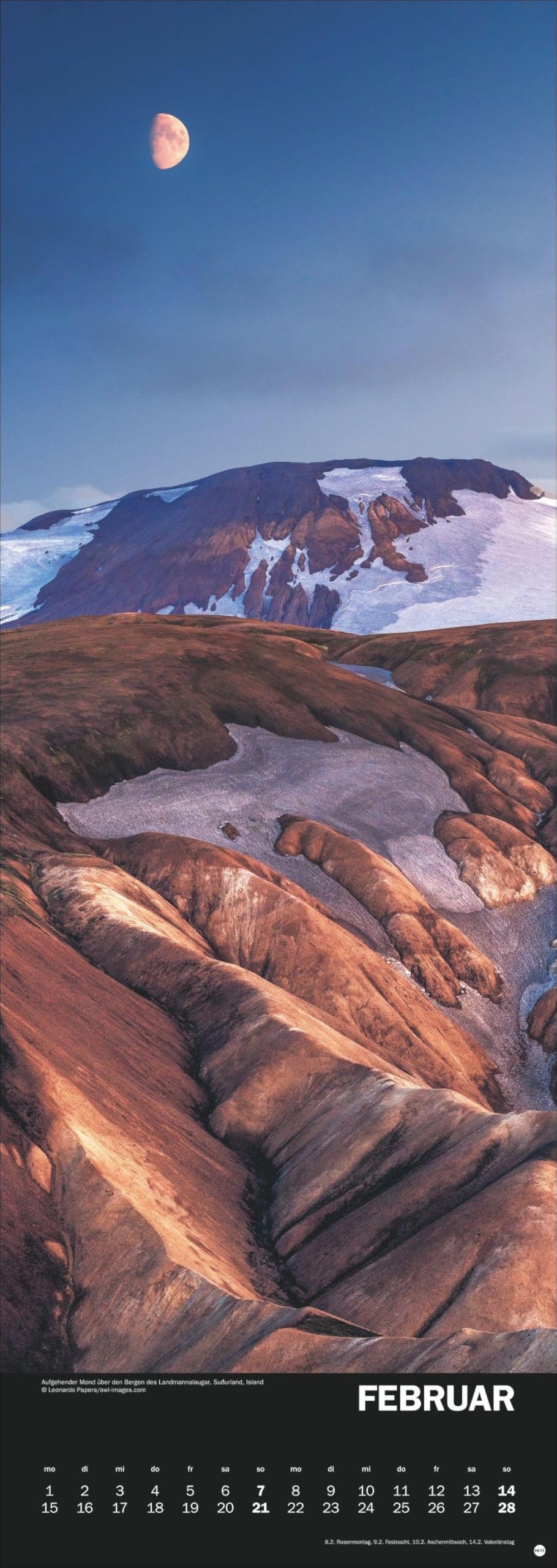 Naturgewalten Vertical Kalender 2027: Länglicher Kalender, der Naturphänomene spektakulär zur Geltung bringt. Großer Fotokalender 2027 mit beeindruckenden Naturaufnahmen.