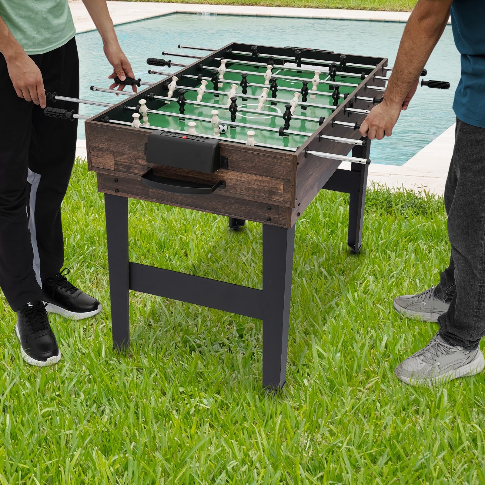 Mesa de juego 10 en 1, mesa multijuego, los mejores deportes de billar para niños y adultos, diversión familiar para el hogar, MDF metal compacto, para niños y adultos a partir de seis años, 122 x 60