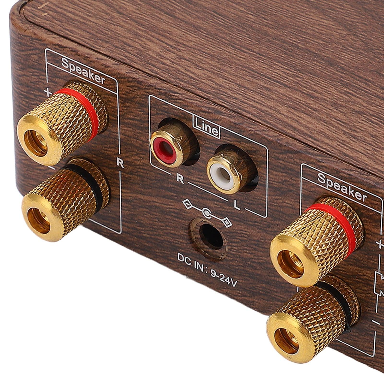 Mini Amplificateur Audio de Ampli Bluetooth 5.0, Amplificateur HiFi Numérique Stéréo 2 Canaux 50W et 50W avec Entrée USB