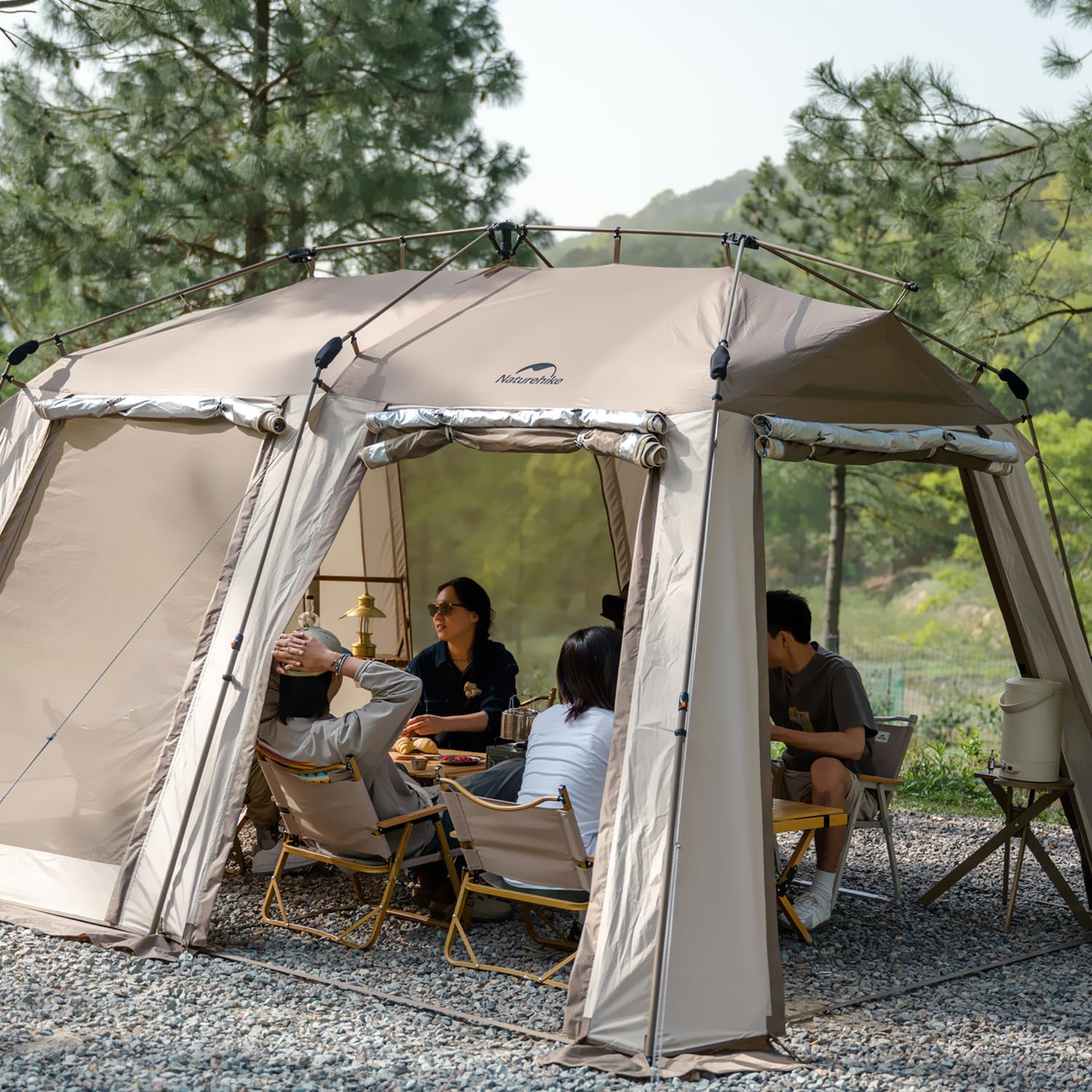 テント　Naturehike ワンタッチ テント 　キャンプ Amazon.co.jp: Naturehike ワンタッチ テント 大型 uvカット ‎UPF50+