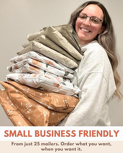 Miniatura 65 de Impack - Paquete de 25 sobres de polietileno de 10 x 13 pulgadas, bolsas de envío biodegradables para ropa, sobres de correo autoadhesivos verde