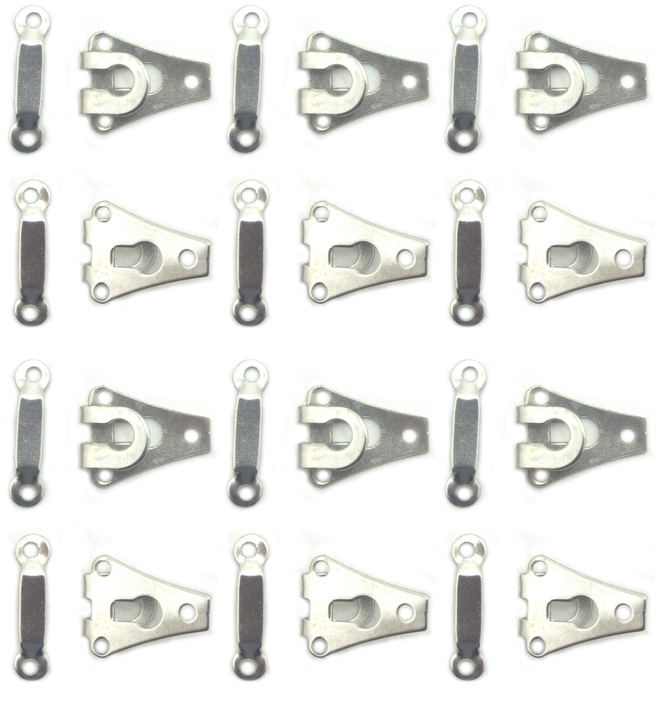 Barres et crochets pour pantalon Main argent 18 mm pour ajuster vos vêtements