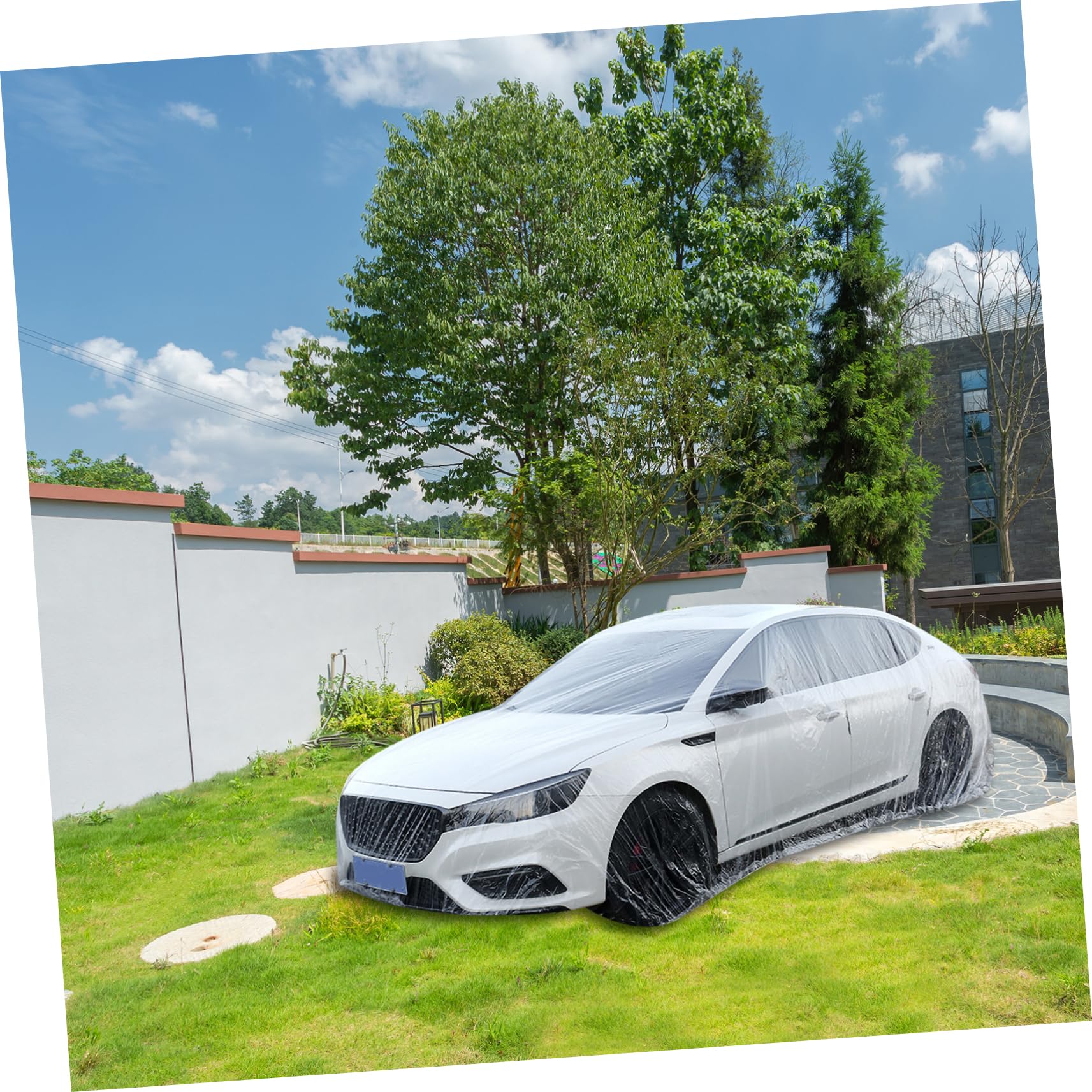 BUGUUYO Automotive Weatherproof Cover Car Covers for Weather Quick Install Car Antifreeze Shield — view 9